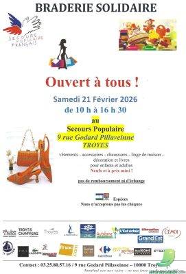Braderie solidaire - 0