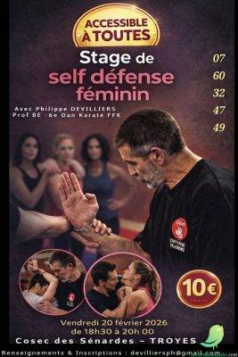 Stage de self défense spécial féminines - 0