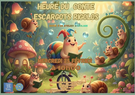Heure du conte « Escargots rigolos » - 0