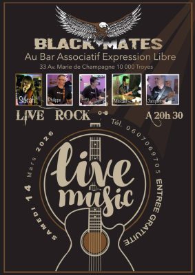 Concert avec le groupe Black Mates - 0