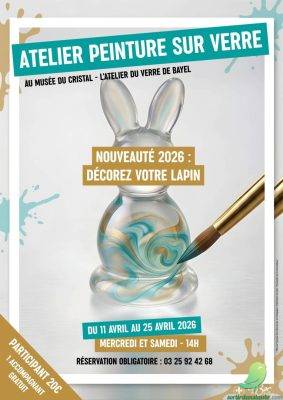 Atelier peinture sur verre: Lapin de Bayel - 0