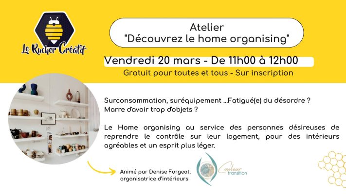 Atelier « Découvrez le home organising »  - 0