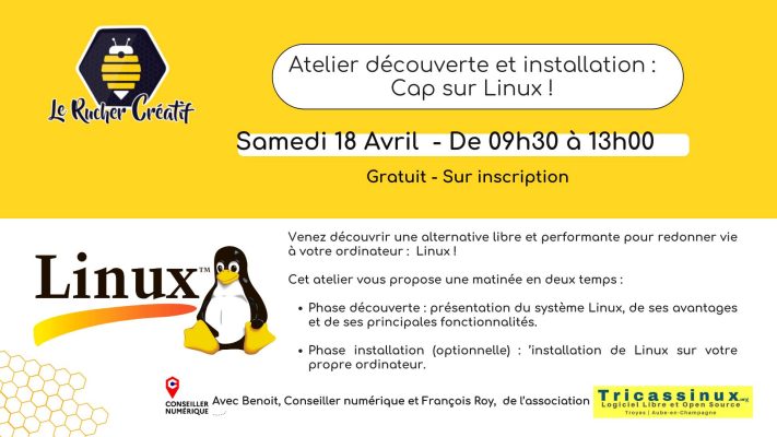 Atelier découverte et installation : Cap sur Linux ! - 0