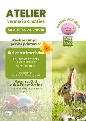 Atelier de vannerie créative et chasse aux œufs à la MOPO - 0