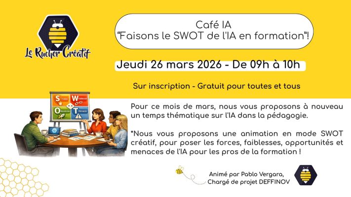 Café IA – Faisons le SWOT de l&rsquo;IA en formation ! - 0