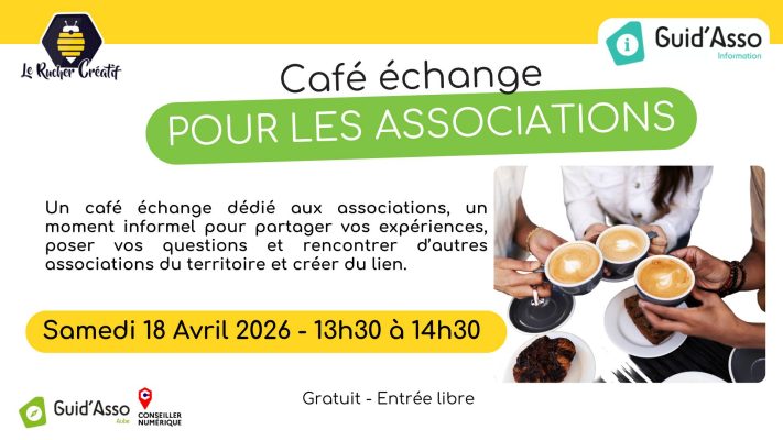 Guid&rsquo;Asso : Café échange pour les associations - 0