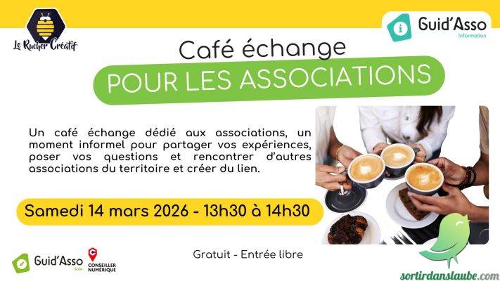 Guid&rsquo;Asso : Café échange pour les associations - 0
