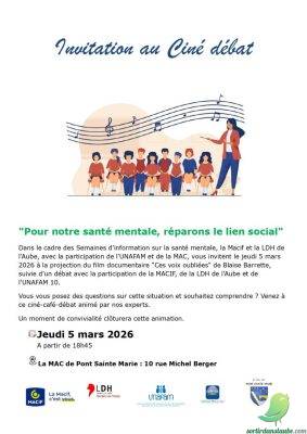 Ciné débat sur la santé mentale - 0