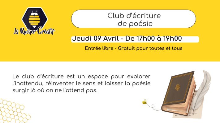 Club d&rsquo;Ecriture de Poésie - 0