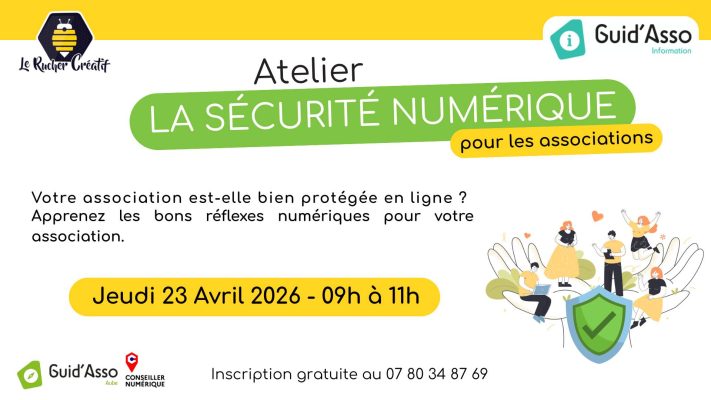 Guid&rsquo;Asso : Atelier La sécurité numérique pour les associations - 0