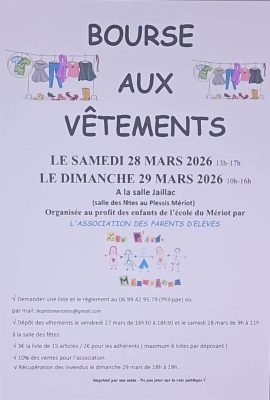 Bourse aux vêtements - 0