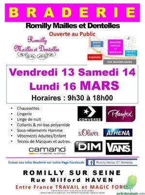 GRANDE BRADERIE : Romilly Mailles et Dentelles - 0