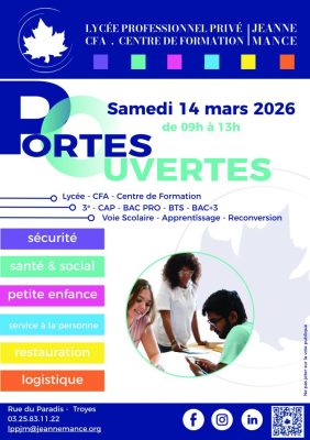 Portes ouvertes lycée professionnel CFA Centre de Formation Jeanne Mance - 0