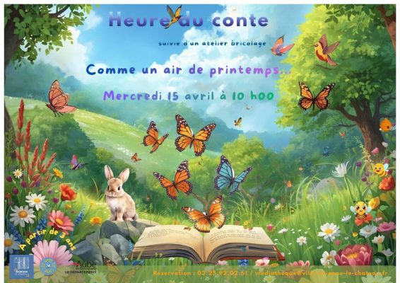 Heure du conte « Comme un air de printemps… » - 0