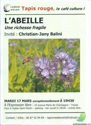Tapis rouge: L’Abeille : une richesse fragile  - 0