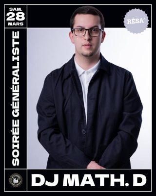 Dj Math. D à La Réserve - 0