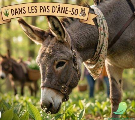 Balade avec les ânes & cueillette de muguet - 0