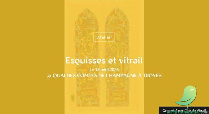 Esquisses et vitrail - 0