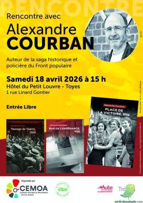 Rencontre avec Alexandre Courban – Auteur de la saga historique et policière du Front populaire - 0