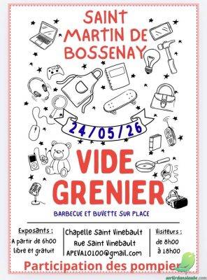 Vide grenier: Saint Martin de Bossenay - 0