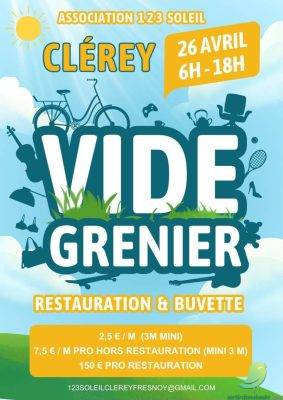 Vide grenier: Clérey - 0