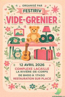Vide grenier: la Rivière de Corps - 0