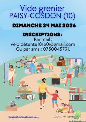 Vide grenier: Paisy Cosdon - 0