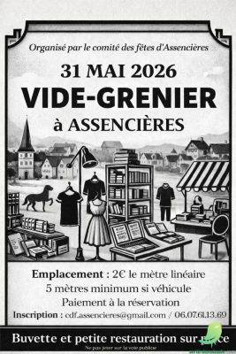 Vide grenier Assencières - 0
