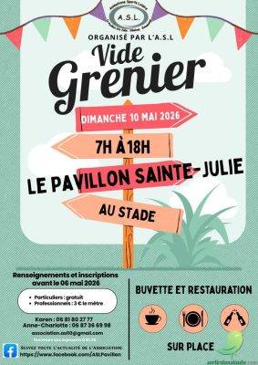 Vide grenier: Pavillon Sainte Julie - 0