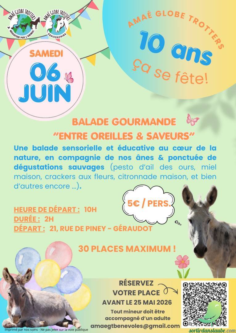 10 ans AMAÉ Globe Trotters Médiation par l&rsquo;animal - 1