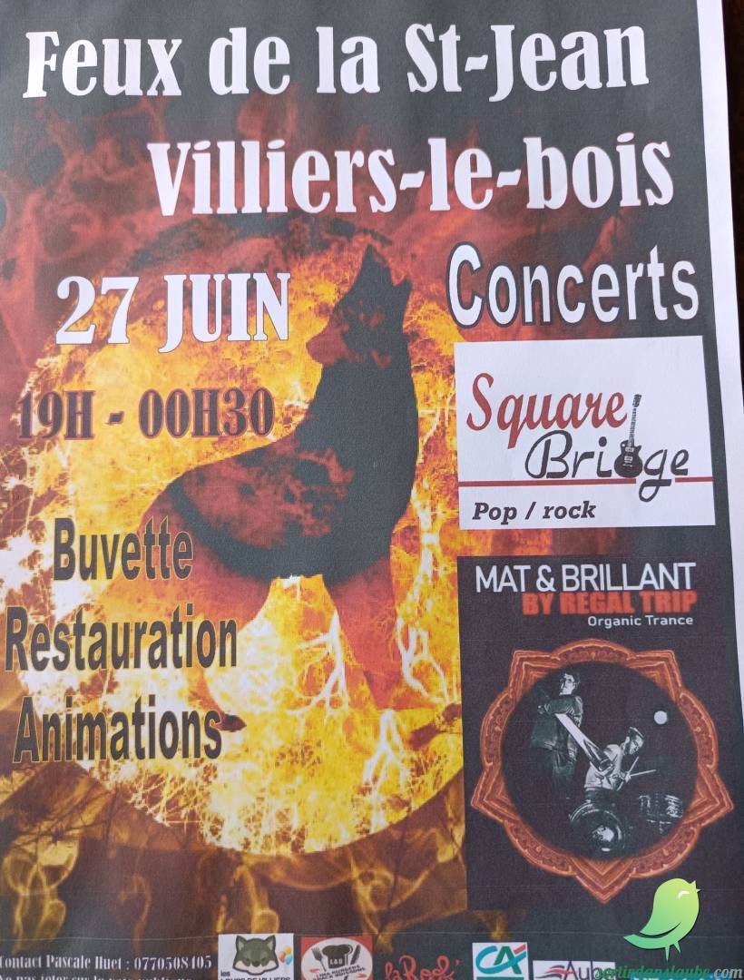 Feux de la St-Jean à Villiers-le-bois - 0