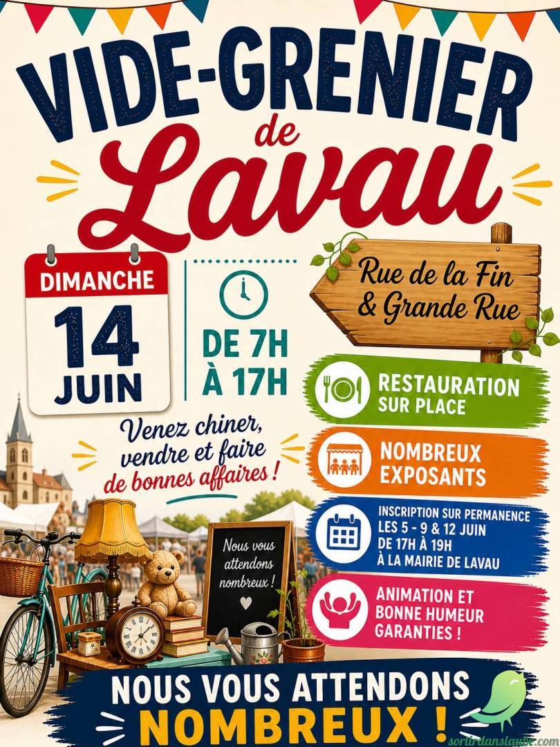 Vide grenier: Lavau - 0