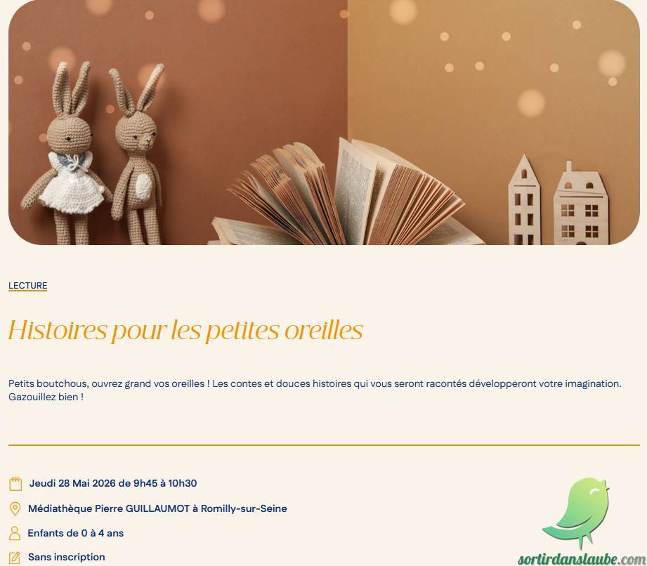 Histoires pour les petites oreilles - 0