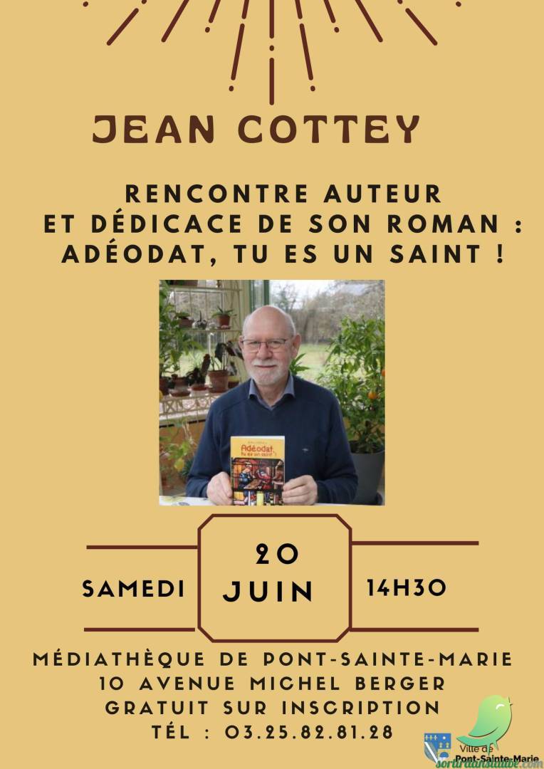 La médiathèque accueille l’auteur Jean Cottey - 0