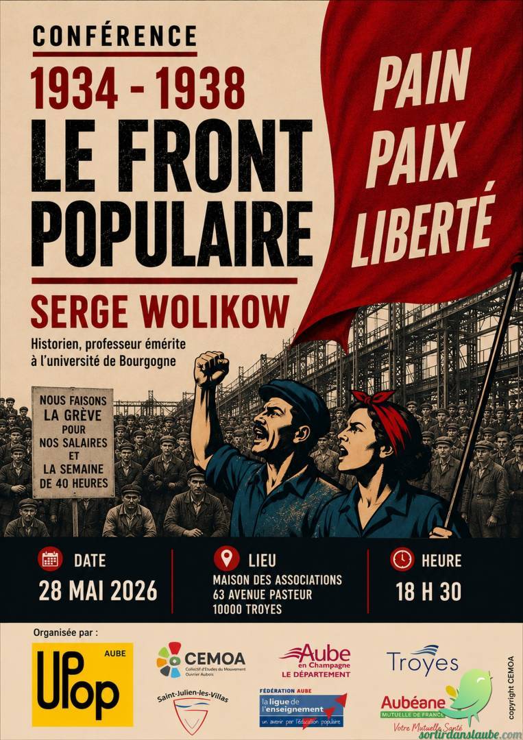 Conférence: Le Front populaire 1934-1938. - 0