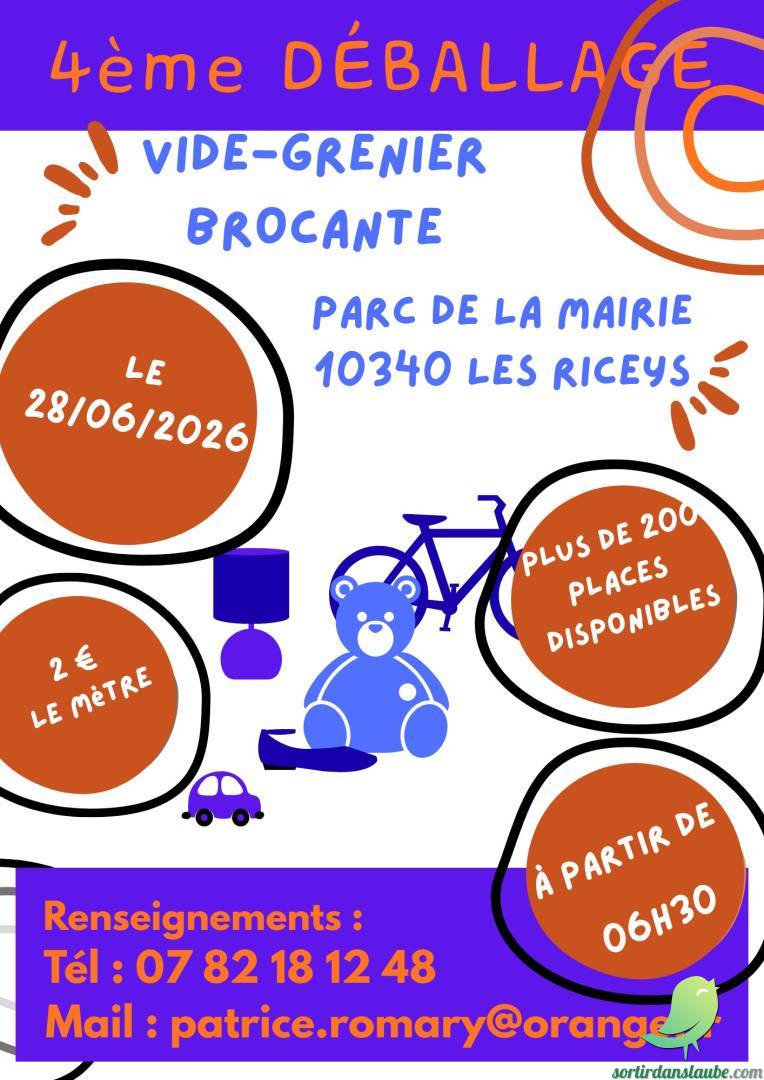 REPORTÉ! Vide grenier brocante: Les Riceys - 0