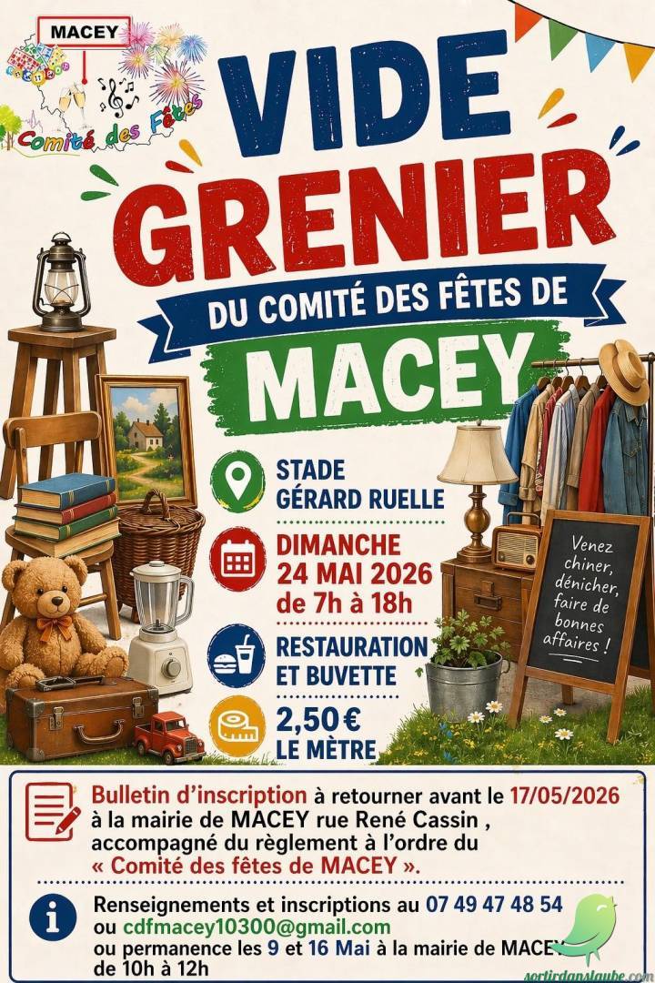 Vide grenier: Macey - 0