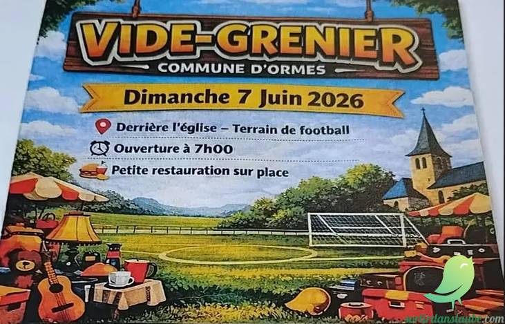 Vide grenier: Ormes - 0