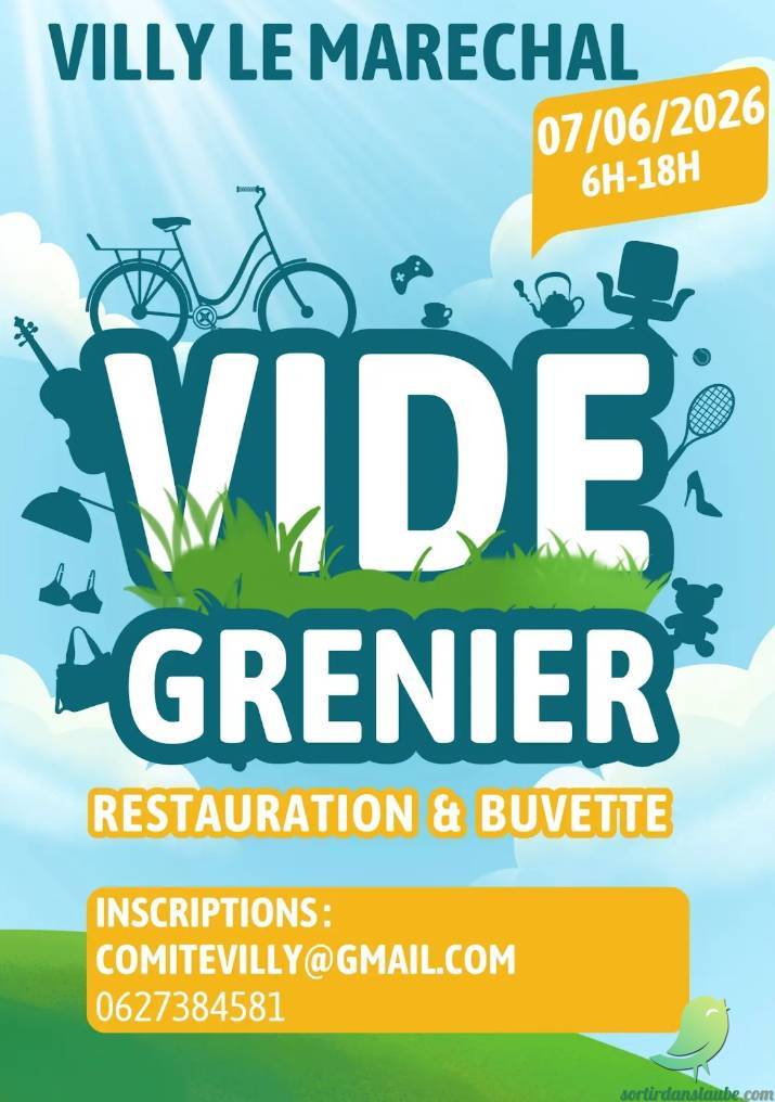 ANNULÉ! Vide grenier: Villy le Maréchal - 0