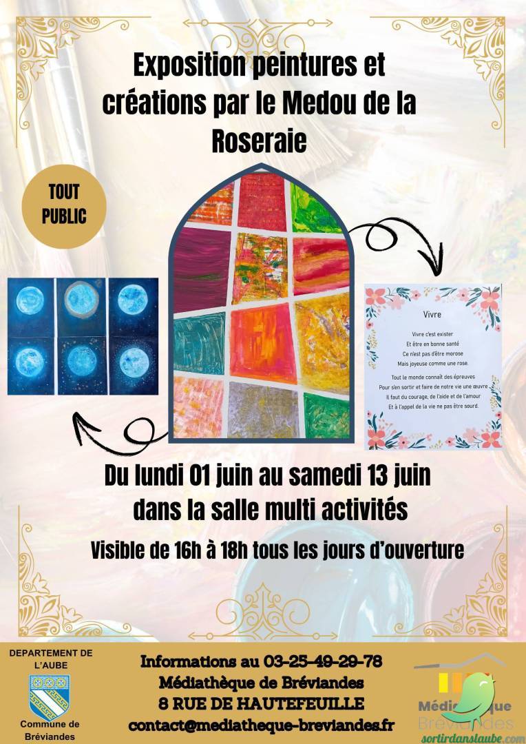 EXPOSITION DE PEINTURES ET DE POEMES - 0