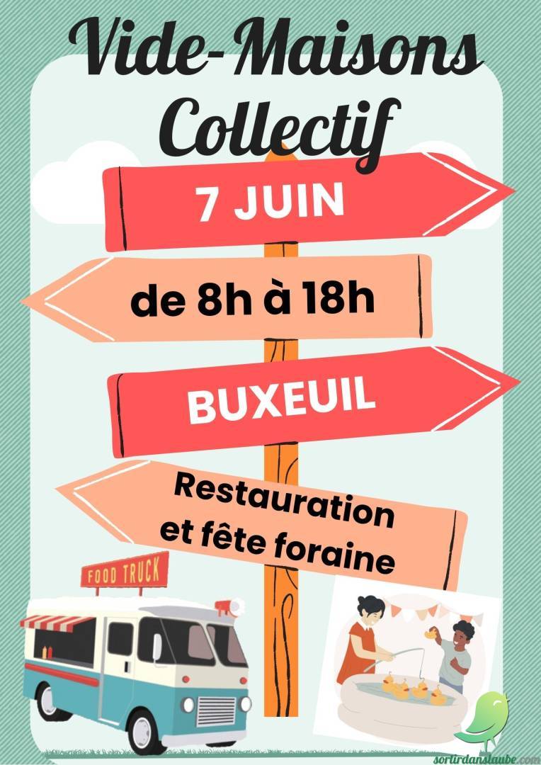 Vide-maison collectif & fête foraine à Buxeuil - 0