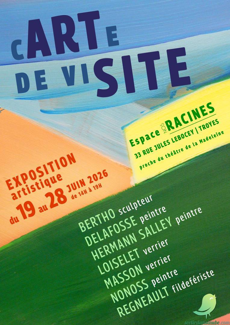 Carte de visite | Exposition artistique - 0