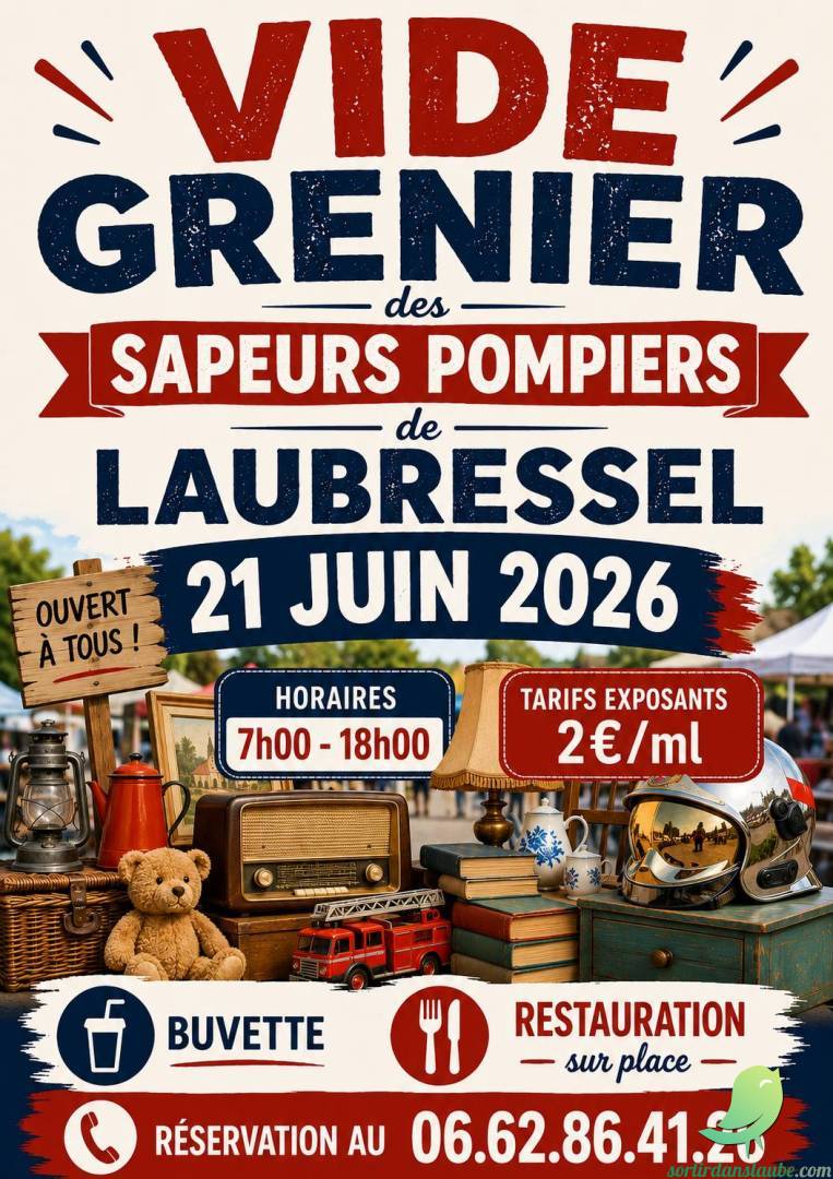 Vide grenier: Laubressel - 0