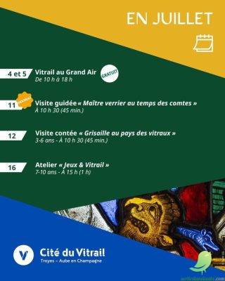 En juillet à la Cité du Vitrail - 1