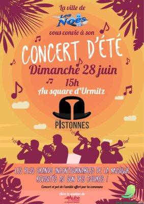 CONCERT D&rsquo;ÉTÉ – LES PISTONNÉS - 0