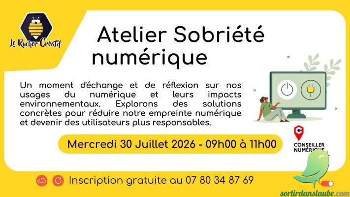 Atelier Sobriété numérique : les petits gestes qui changent tout - 0