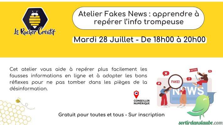 Atelier Fakes News : apprendre à repérer l’info trompeuse - 0