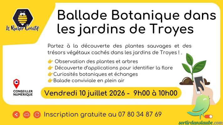 Ballade Botanique dans les jardins de Troyes - 0