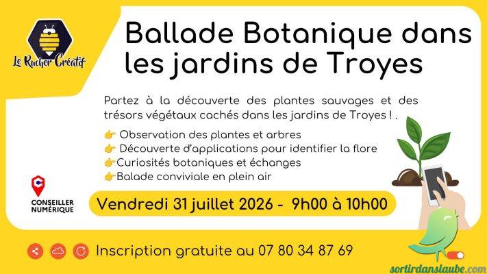 Ballade Botanique dans les jardins de Troyes - 0