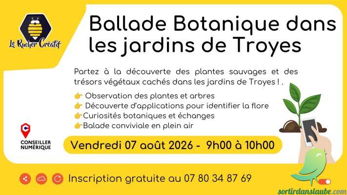 Ballade Botanique dans les jardins de Troyes - 0